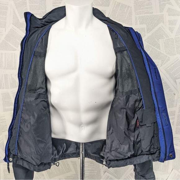 LL Bean Full Zip Nylon Windbreaker Medium - Picture 7 of 10